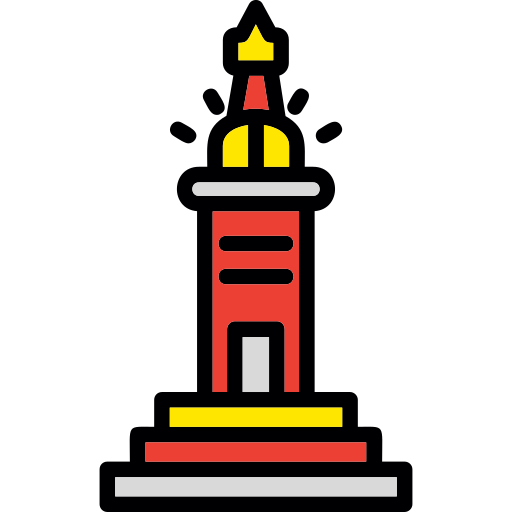 Faro de alejandría Generic Outline Color icono