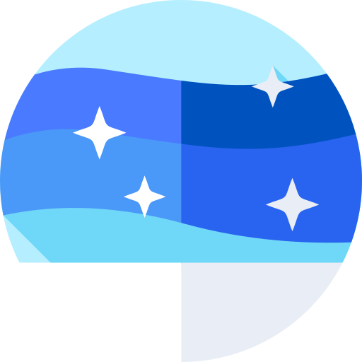 nordlichter Flat Circular Flat icon