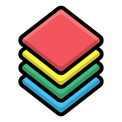 Layer Generic Outline Color icon