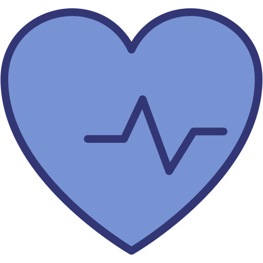 cardiograma Generic Blue Ícone