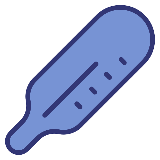 温度計 Generic Blue icon