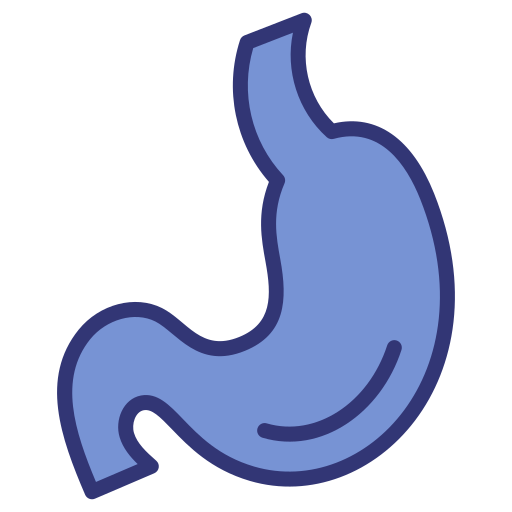Stomach Generic Blue icon