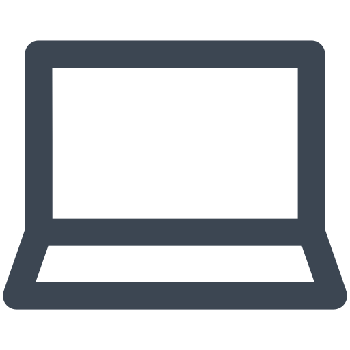 노트북 컴퓨터 Generic Outline Color icon
