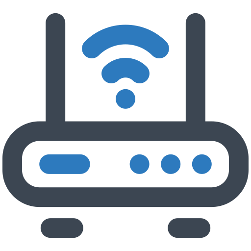 router de wifi Generic Outline Color icono