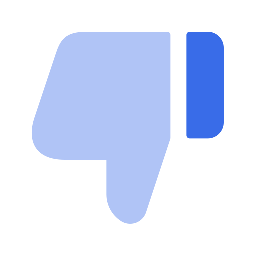 Dislike Generic Blue icon