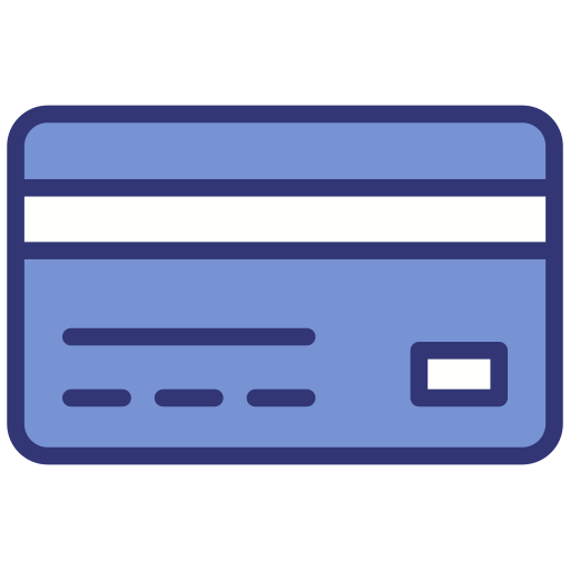 kreditkarten zahlung Generic Blue icon