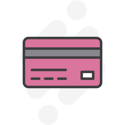 pago con tarjeta de crédito Generic Rounded Shapes icono