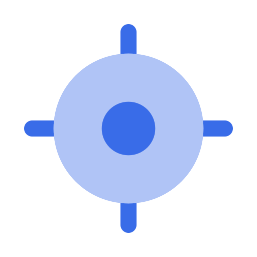 十字線 Generic Blue icon
