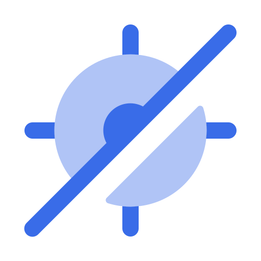 Crosshairs Generic Blue icon