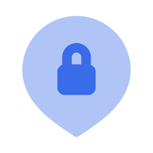 perno di posizione Generic Blue icona