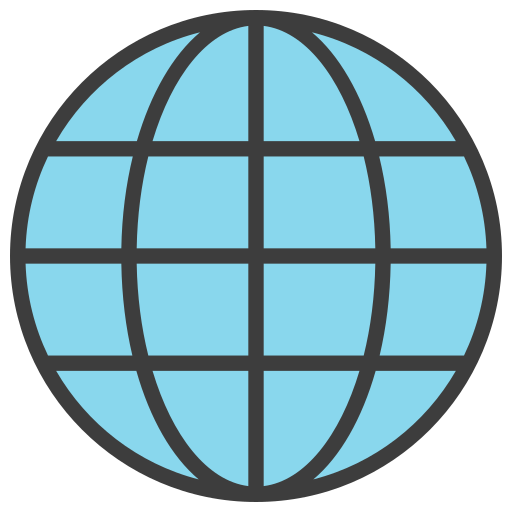 global Generic Outline Color icono