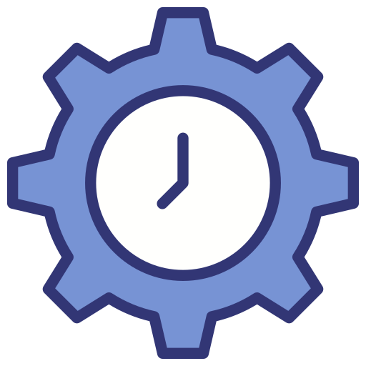 gestion du temps Generic Blue Icône