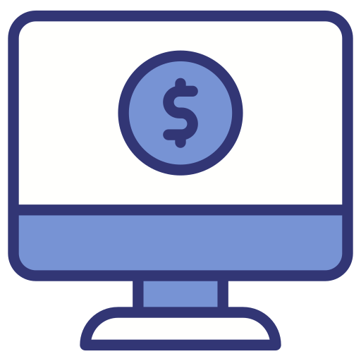 online-geld Generic Blue icon