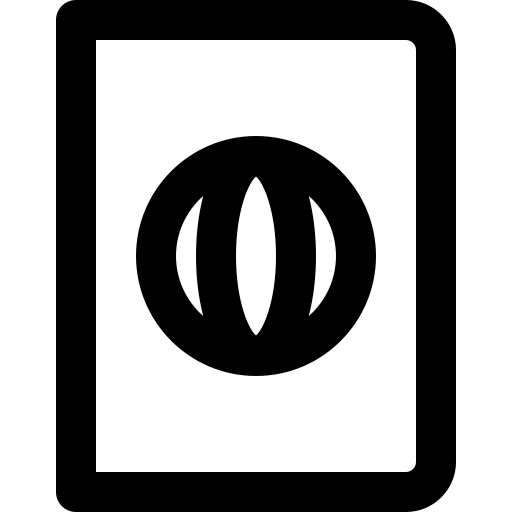 pasaporte Super Basic Rounded Lineal icono