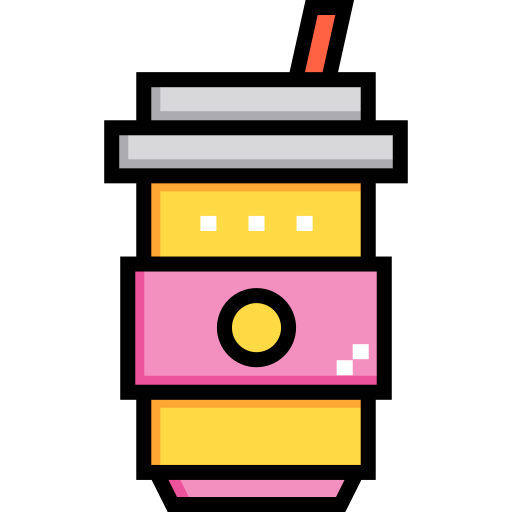 コーヒー Detailed Straight Lineal color icon