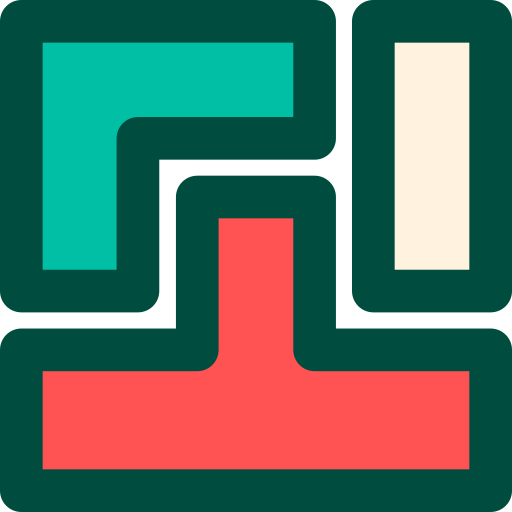 tetris Vitaliy Gorbachev Lineal Color icoon