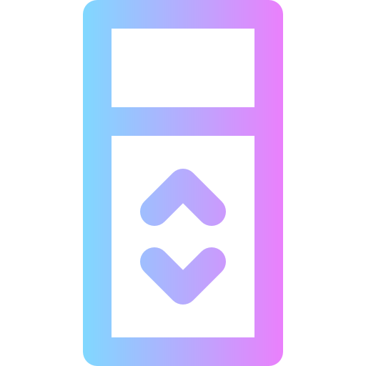 Remote control Super Basic Rounded Gradient icon