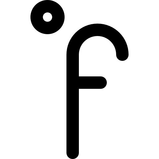 fahrenheit Super Basic Rounded Lineal icona