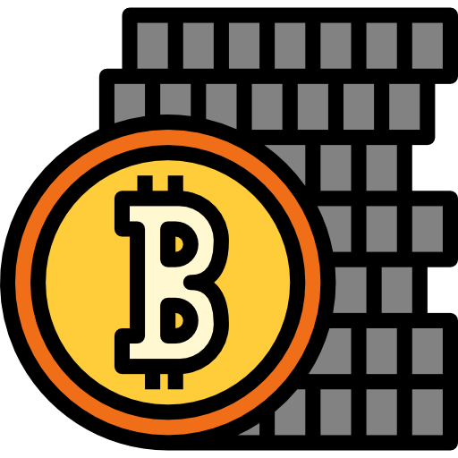 bitcoin dDara Lineal Color icon