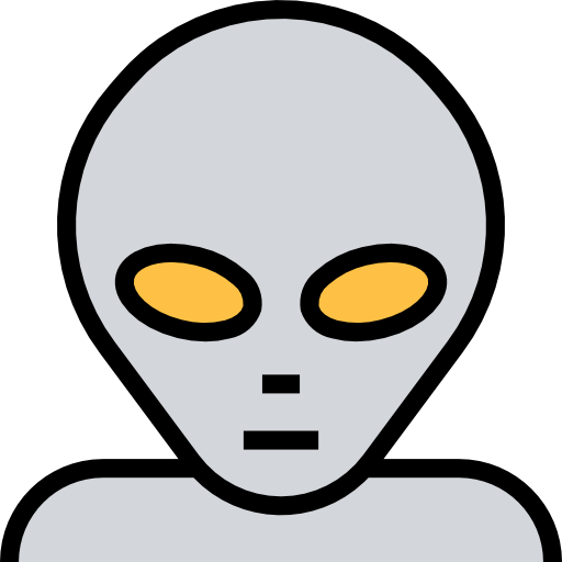 Alien dDara Lineal Color icon