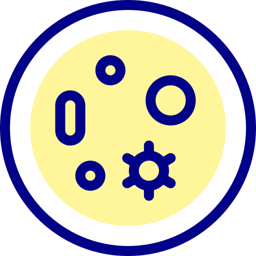 Petri dish Detailed Mixed Lineal color icon