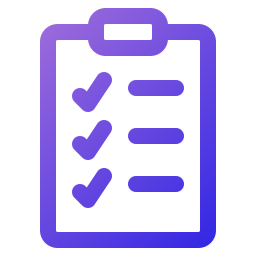 Clipboard Generic Gradient icon