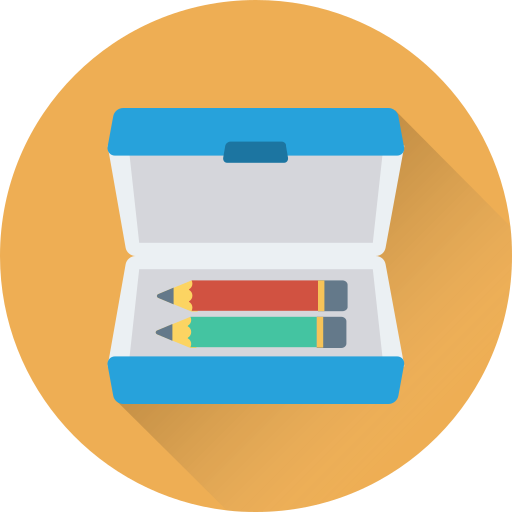Pencil box Generic Flat Gradient icon