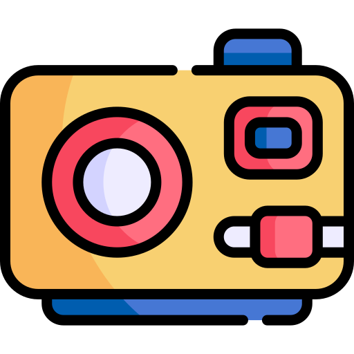 Camera Kawaii Lineal color icon