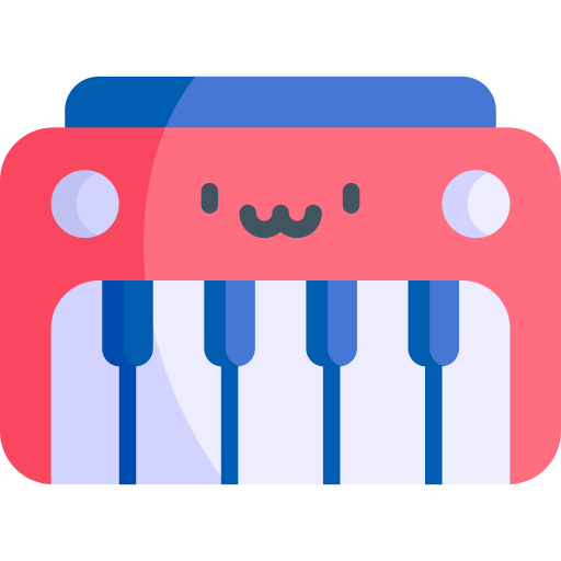 ピアノ Kawaii Flat icon
