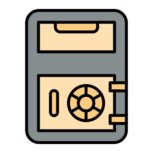 Deposit box Generic Outline Color icon