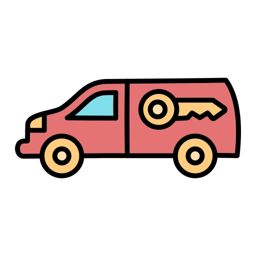 furgone Generic Outline Color icona