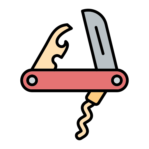 coltello svizzero Generic Outline Color icona
