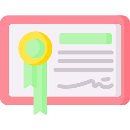 Certificate Special Flat icon