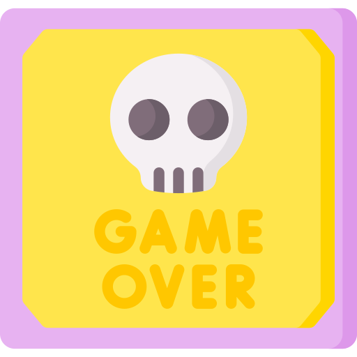 game over Special Flat icona