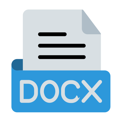 docx Generic Flat icon