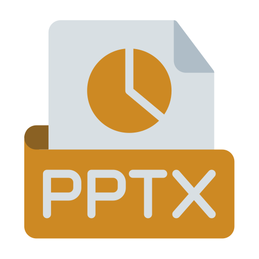 pptx Generic Flat icon