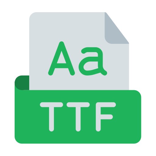ttf Generic Flat icon