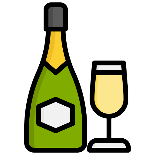 szampan Generic Outline Color ikona