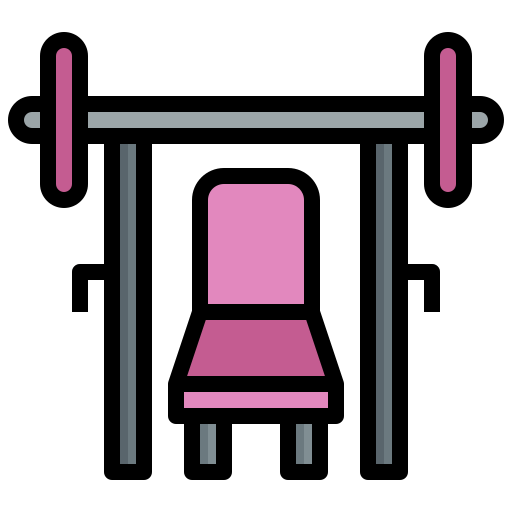 Bench press Generic Outline Color icon