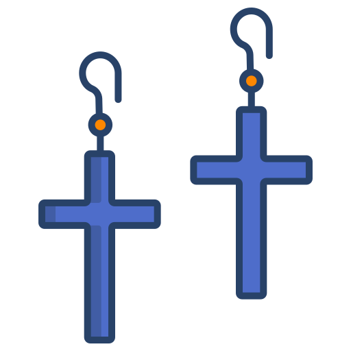 des boucles d'oreilles Icongeek26 Linear Colour Icône