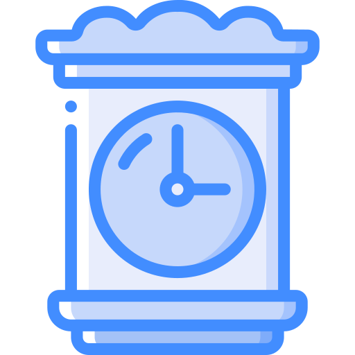 horloge de parquet Basic Miscellany Blue Icône
