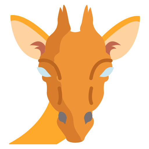 giraffa Icongeek26 Flat icona