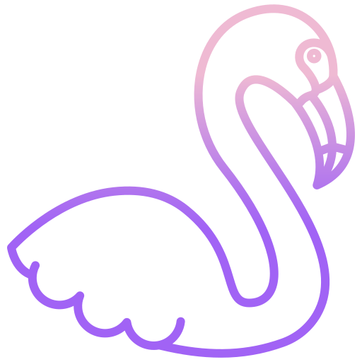 Flamingo Icongeek26 Outline Gradient icon