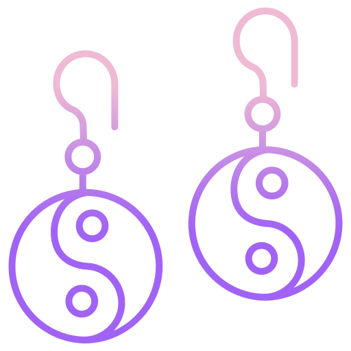 Earrings Icongeek26 Outline Gradient icon