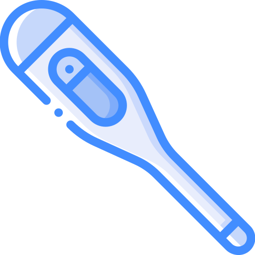 Thermometer Basic Miscellany Blue icon