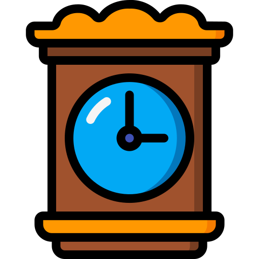 Grandfather clock Basic Miscellany Lineal Color icon