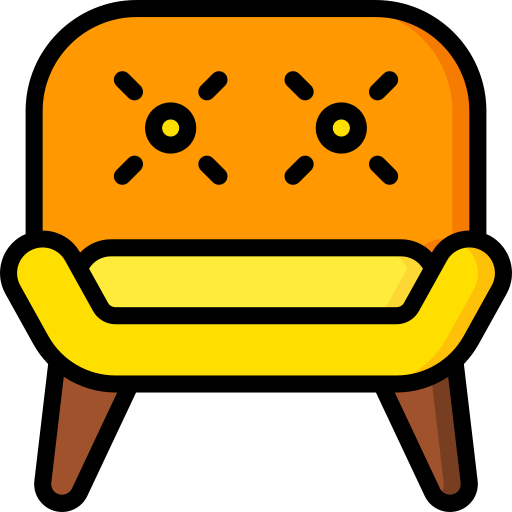 silla Basic Miscellany Lineal Color icono