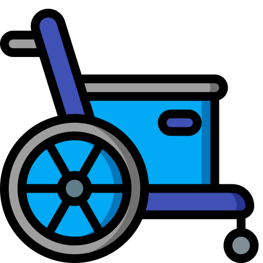 Wheelchair Basic Miscellany Lineal Color icon