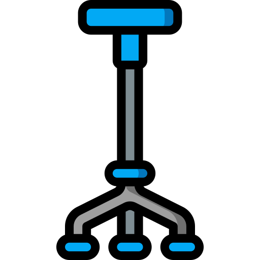 bastone da passeggio Basic Miscellany Lineal Color icona