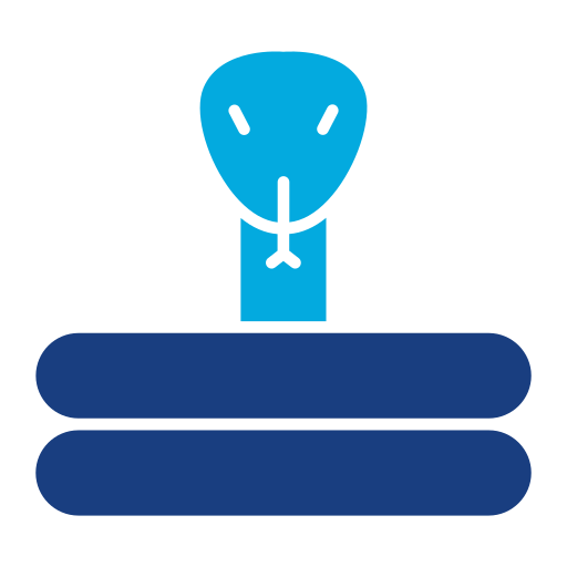 蛇 Generic Blue icon